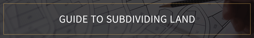 subdivide land