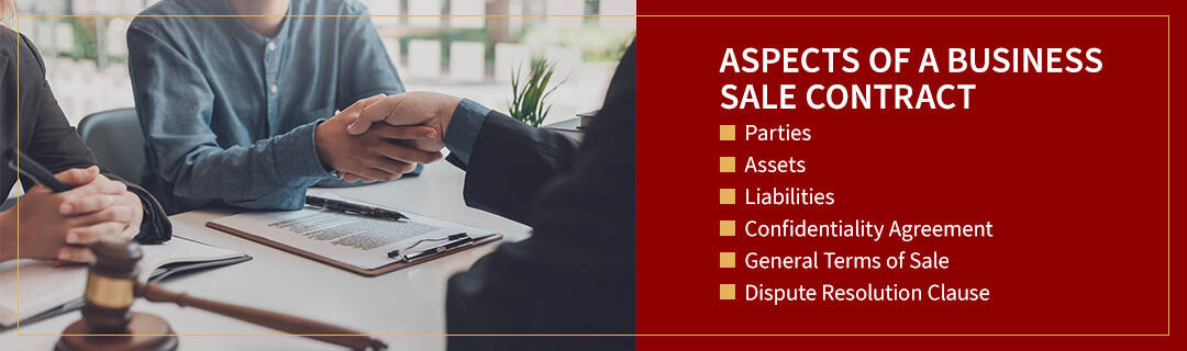 Aspects of a business sale contract